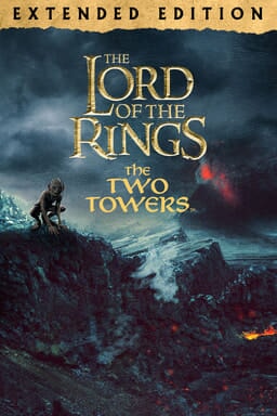 The Lord of The Rings: The Two Towers (Extended Edition) - Smeagol on rock with Mount Doom behind