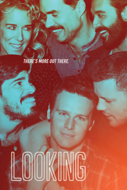 Looking: Season 2 - There's more out there - cast smiling and laughing with orange cast tint